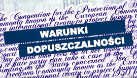 Warunki Dopuszczalności skarga do Europejskiego Trybunału Praw Człowieka w Strasburgu adwokat Monika Gąsiorowska